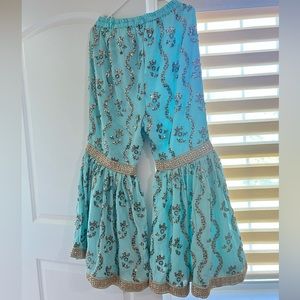 Baby Blue Gharara Suit